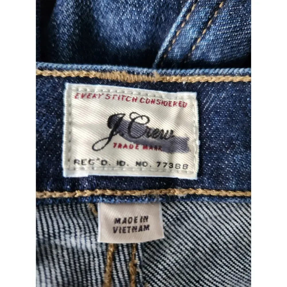 NWOT J. Crew 1040 Athletic Tapered-Fit Stretch Jean Blue 33/32